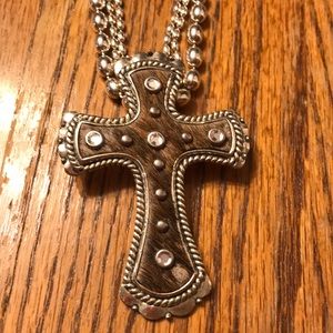 Montana Silversmith hair on hide necklace